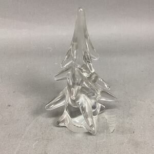 Vintage International Designs Glass Christmas Tree Figurine - Japan - 6”H